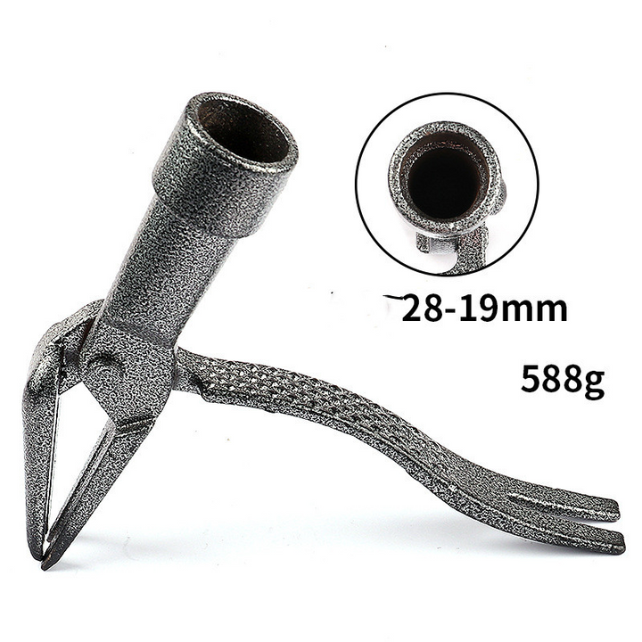 Effektiver Unkrautzieher mit stabilem 4-Krallen-Kopf und ergonomischem Griff zur präzisen Wurzelentfernung im Garten.