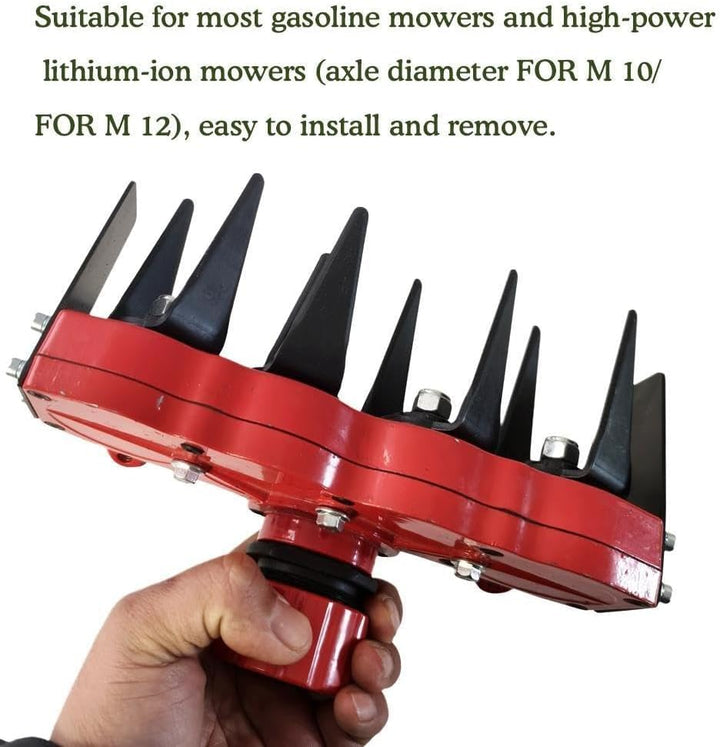 Effizienter Unkrautentferner Kopfaufsatz für Gartenpflege, aus langlebigem Material, entfernt Unkraut tief und schonend.