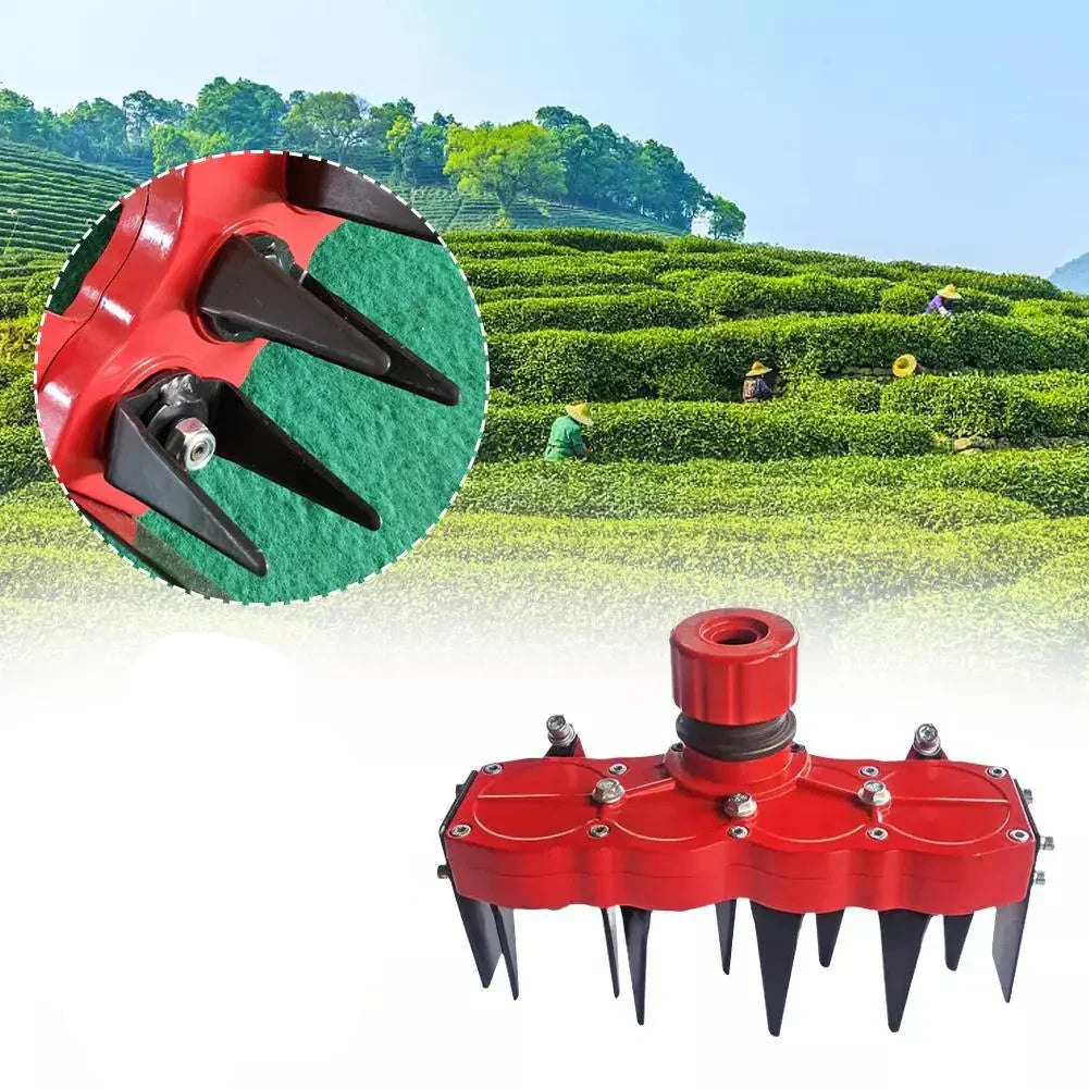 Effizienter Unkrautentferner Kopfaufsatz für Gartenpflege, aus langlebigem Material, entfernt Unkraut tief und schonend.