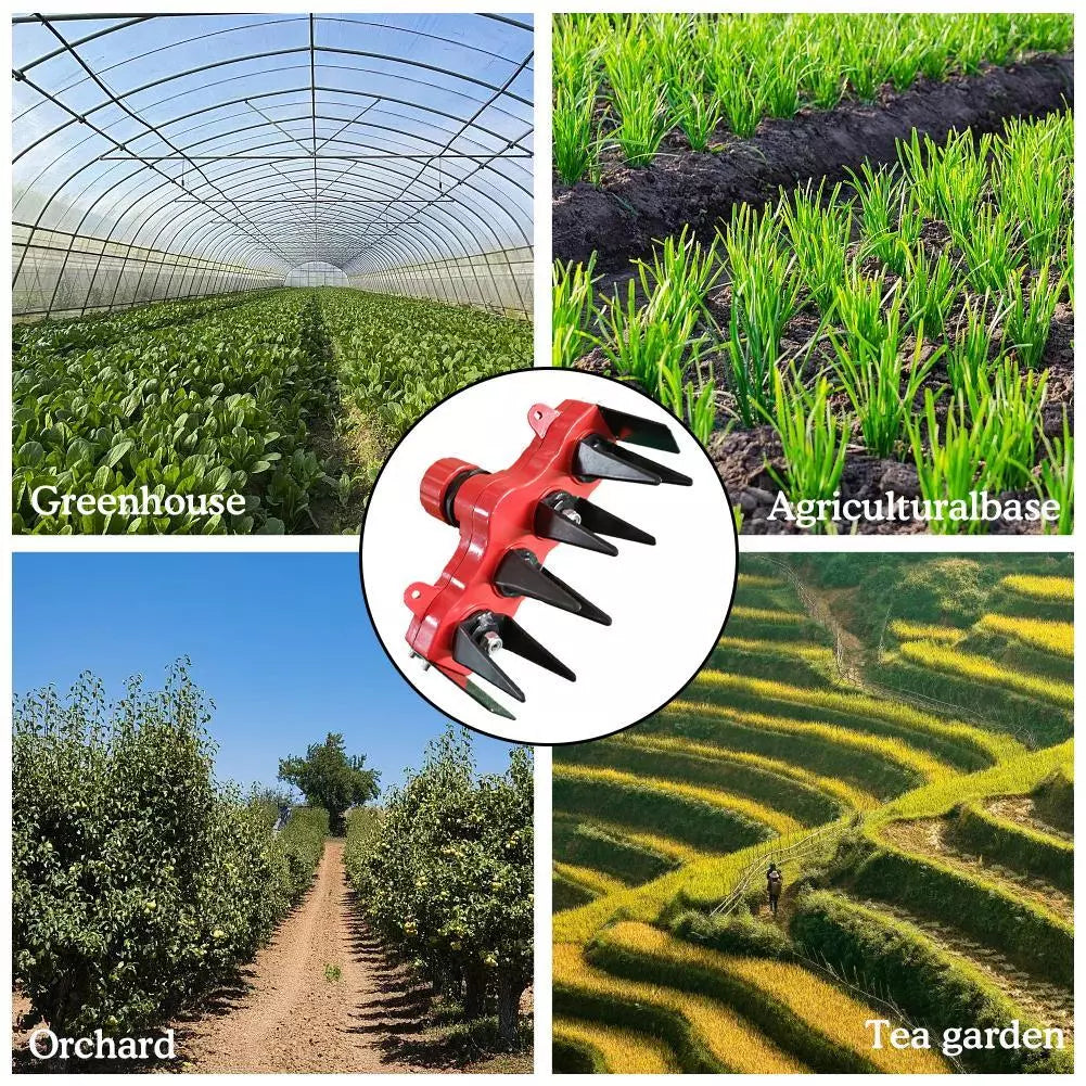 Effizienter Unkrautentferner Kopfaufsatz für Gartenpflege, aus langlebigem Material, entfernt Unkraut tief und schonend.