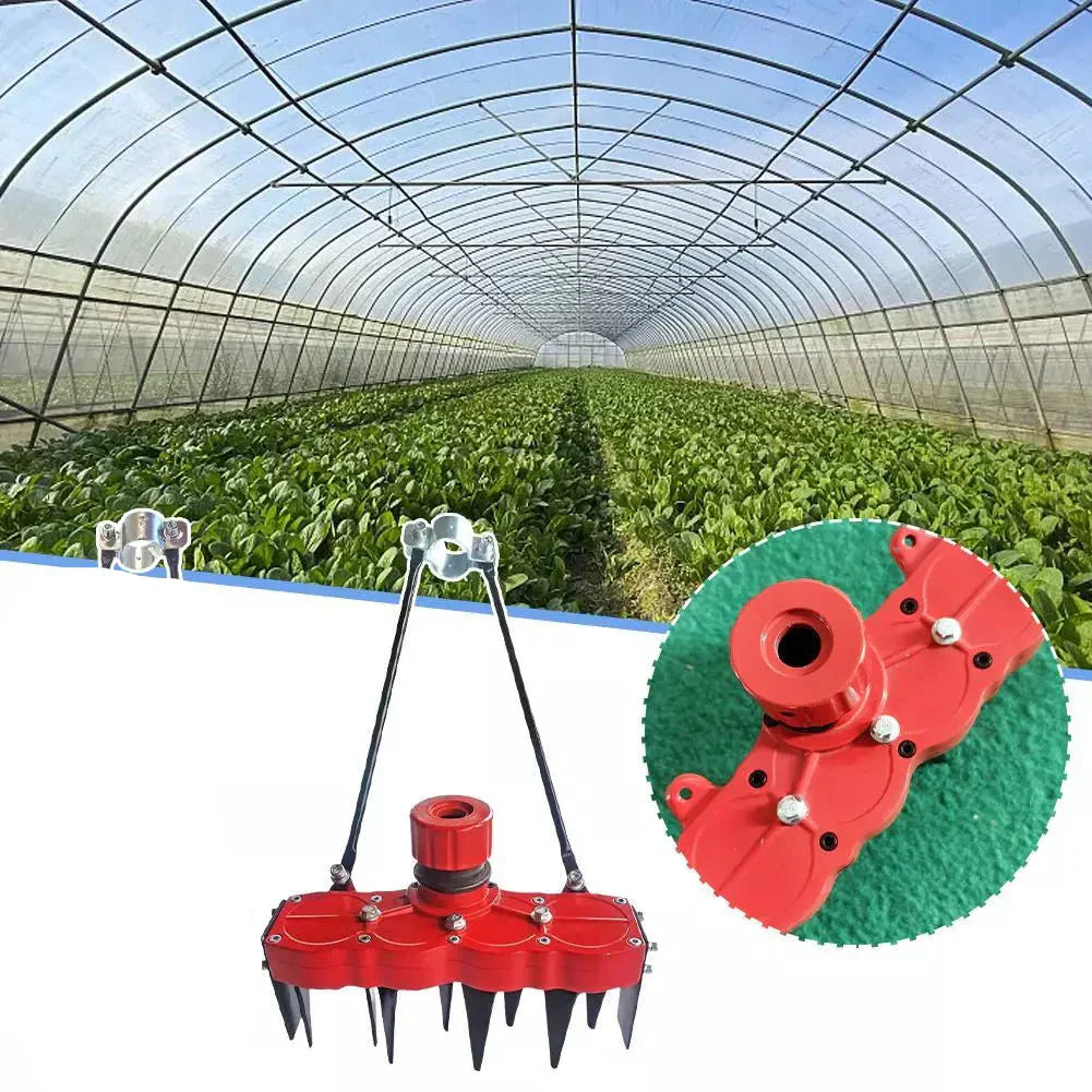 Effizienter Unkrautentferner Kopfaufsatz für Gartenpflege, aus langlebigem Material, entfernt Unkraut tief und schonend.