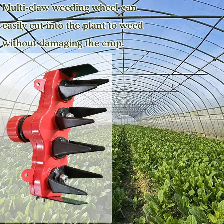 Effizienter Unkrautentferner Kopfaufsatz für Gartenpflege, aus langlebigem Material, entfernt Unkraut tief und schonend.