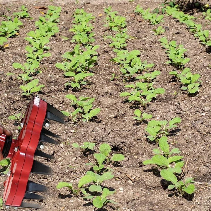Effizienter Unkrautentferner Kopfaufsatz für Gartenpflege, aus langlebigem Material, entfernt Unkraut tief und schonend.