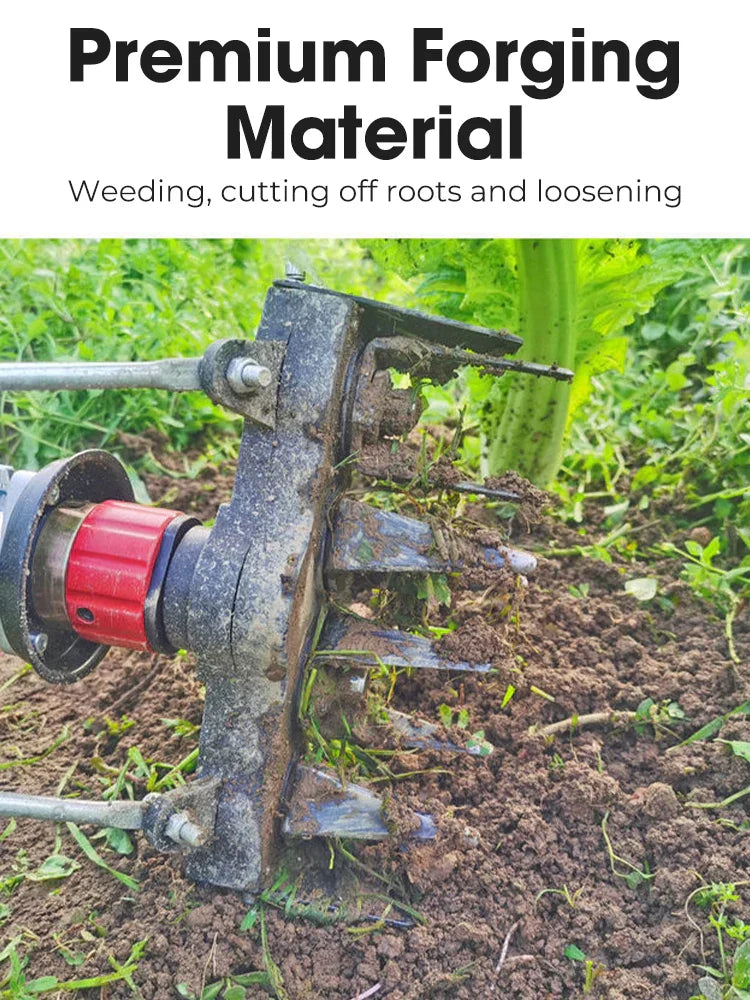 Effizienter Unkrautentferner Kopfaufsatz für Gartenpflege, aus langlebigem Material, entfernt Unkraut tief und schonend.