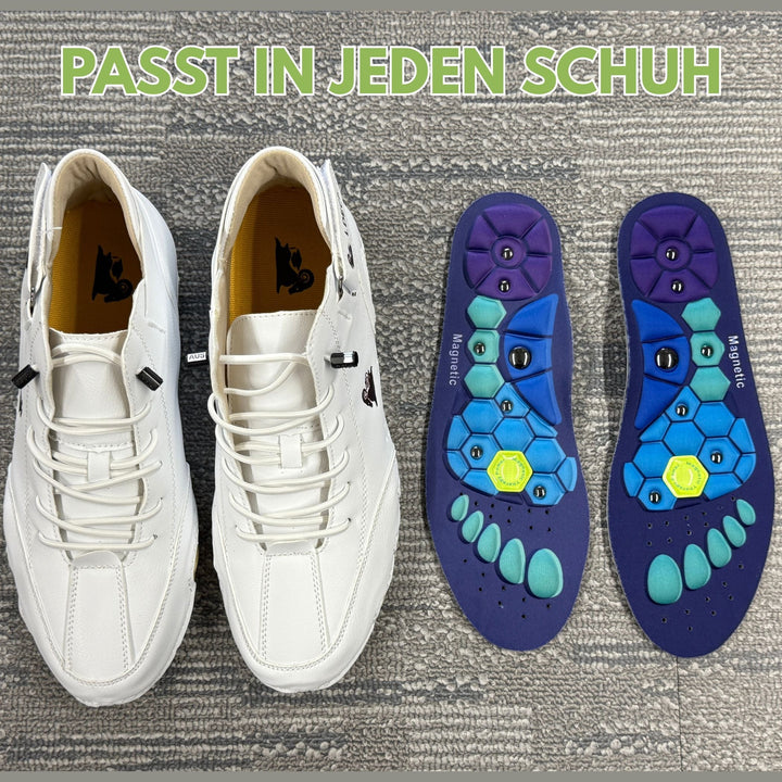 Einlegesohlen mit Akupressurpunkten, ergonomisch gestaltet für Komfort, Förderung der Fettverbrennung und Unterstützung beim 