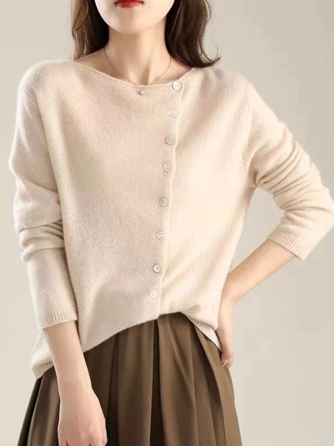 Chic open-front women's cardigan. Elegant knit, comfortable and cozy for everyday fall fashion.