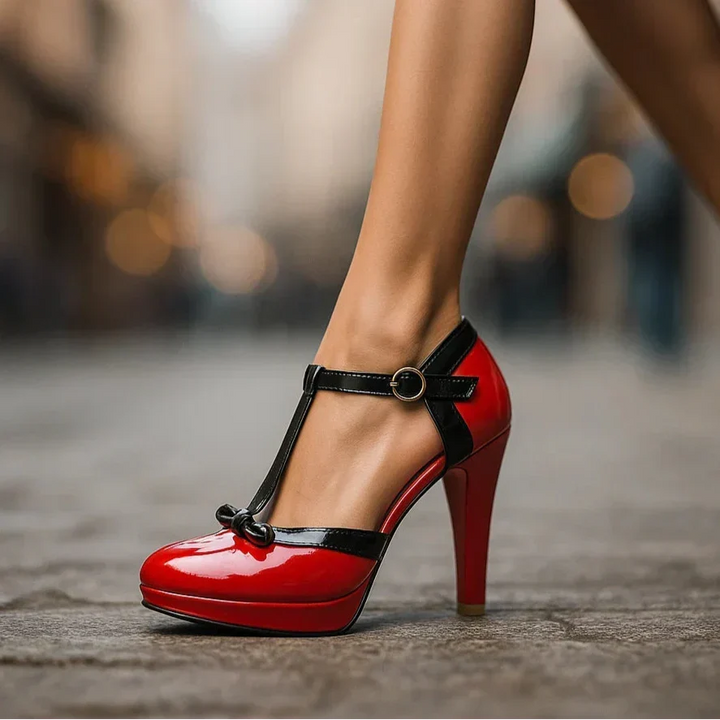 Stylish women's party high heels with a comfortable design and a secure, elegant ankle strap.