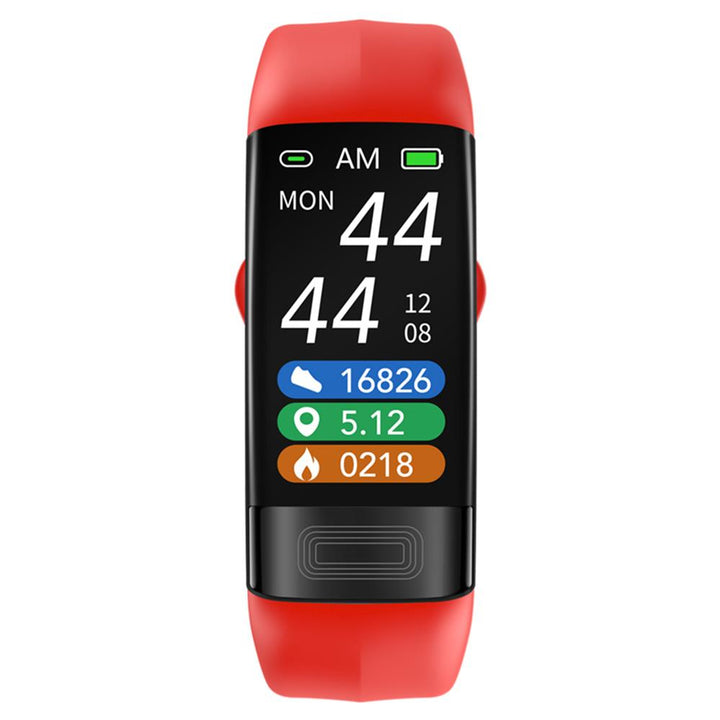 "Elegante Damen-Smartwatch mit Silikonarmband, Blutdruck- & EKG-Tracker, IP67, ideal für Gesundheit und Stil."