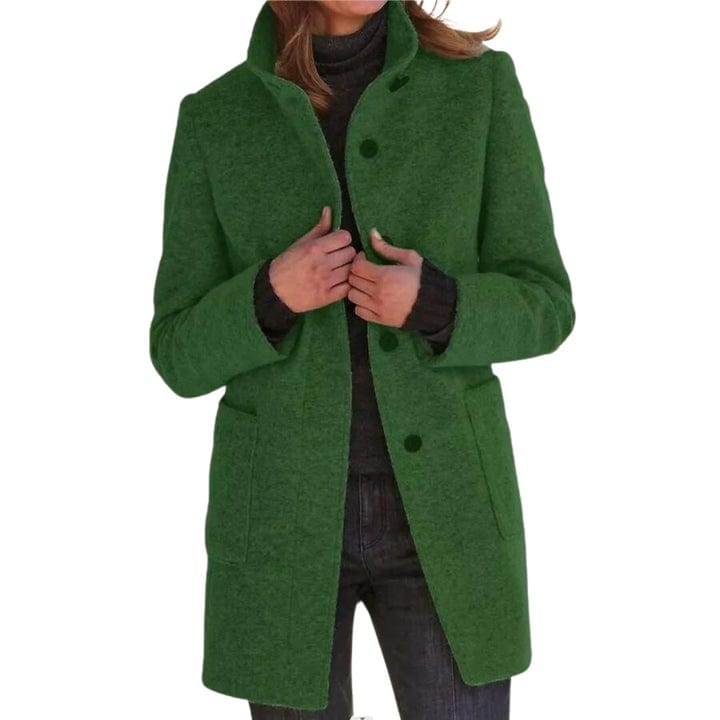 Elegante Damenjacke im klassischen Trenchcoat-Stil, taillierte Passform, wetterbeständiges und atmungsaktives Material.