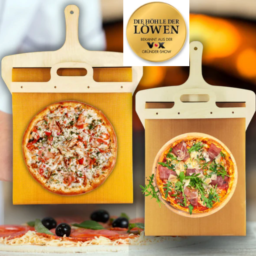 Eleganter Birkenholz Pizzaschieber, italienisches Design, perfekt zum Schieben und Heben von Pizzas, hochwertige Verarbeitung