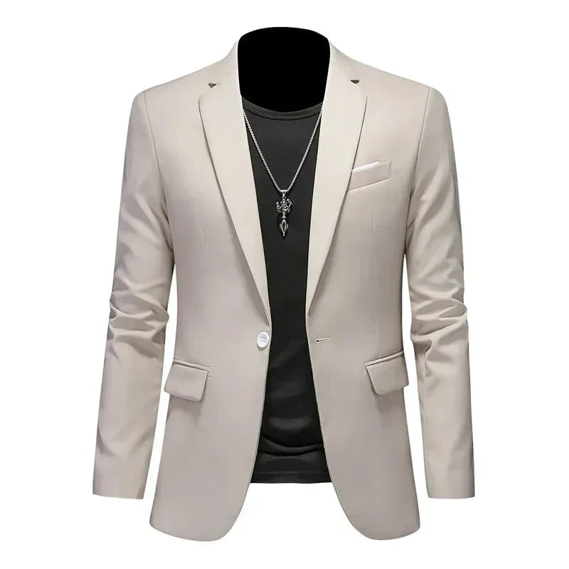 Eleganter Herren Blazer in Burgundisch, stilvoller Schnitt, ideal für Büro und Freizeit, zeitloses Design für Männer.