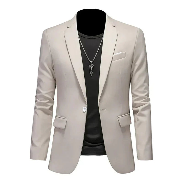 Eleganter Herren Blazer in Burgundisch, stilvoller Schnitt, ideal für Büro und Freizeit, zeitloses Design für Männer.