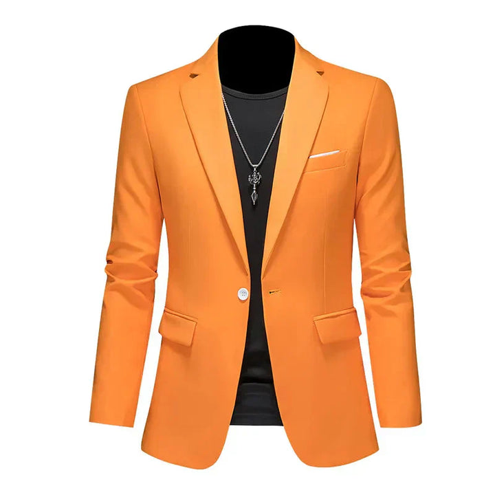 Eleganter Herren Blazer in Burgundisch, stilvoller Schnitt, ideal für Büro und Freizeit, zeitloses Design für Männer.