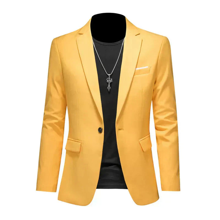 Eleganter Herren Blazer in Burgundisch, stilvoller Schnitt, ideal für Büro und Freizeit, zeitloses Design für Männer.