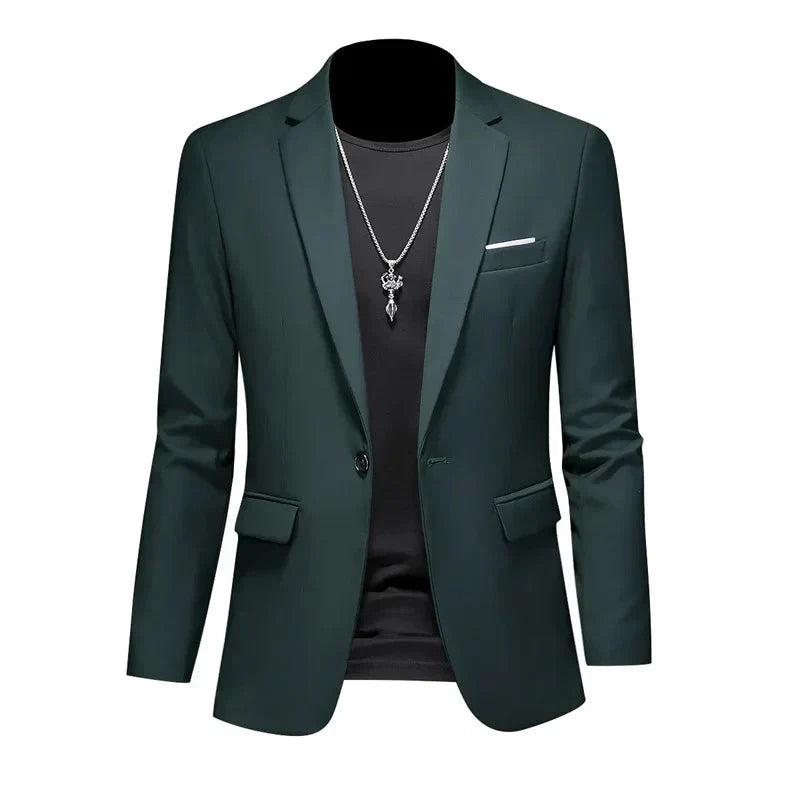 Eleganter Herren Blazer in Burgundisch, stilvoller Schnitt, ideal für Büro und Freizeit, zeitloses Design für Männer.