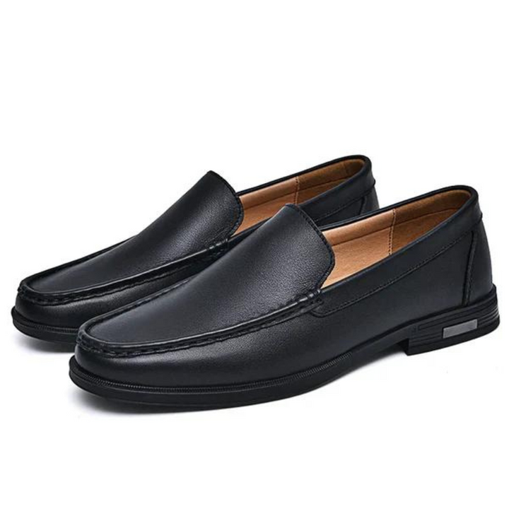 "Eleganter Herren Loafer aus echtem Leder, klassisches Design, luxuriös und stilvoll, ideal für jeden Anlass."