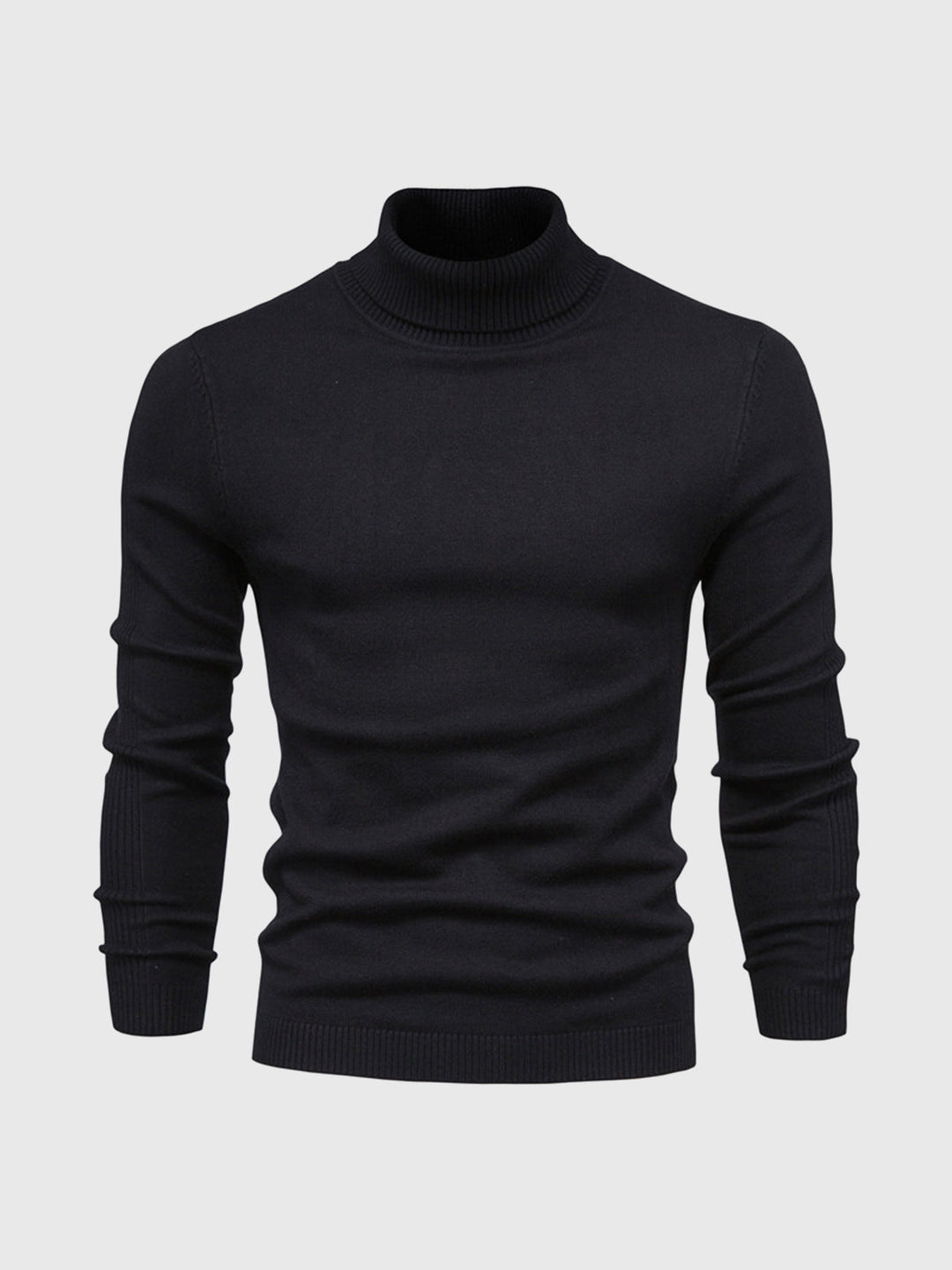 Eleganter Herren Rollkragenpullover aus weicher Baumwolle, zeitloses Design, maschinenwaschbar, vielseitig kombinierbar.