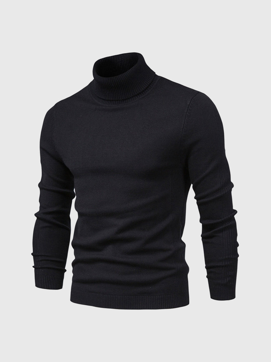Eleganter Herren Rollkragenpullover aus weicher Baumwolle, zeitloses Design, maschinenwaschbar, vielseitig kombinierbar.