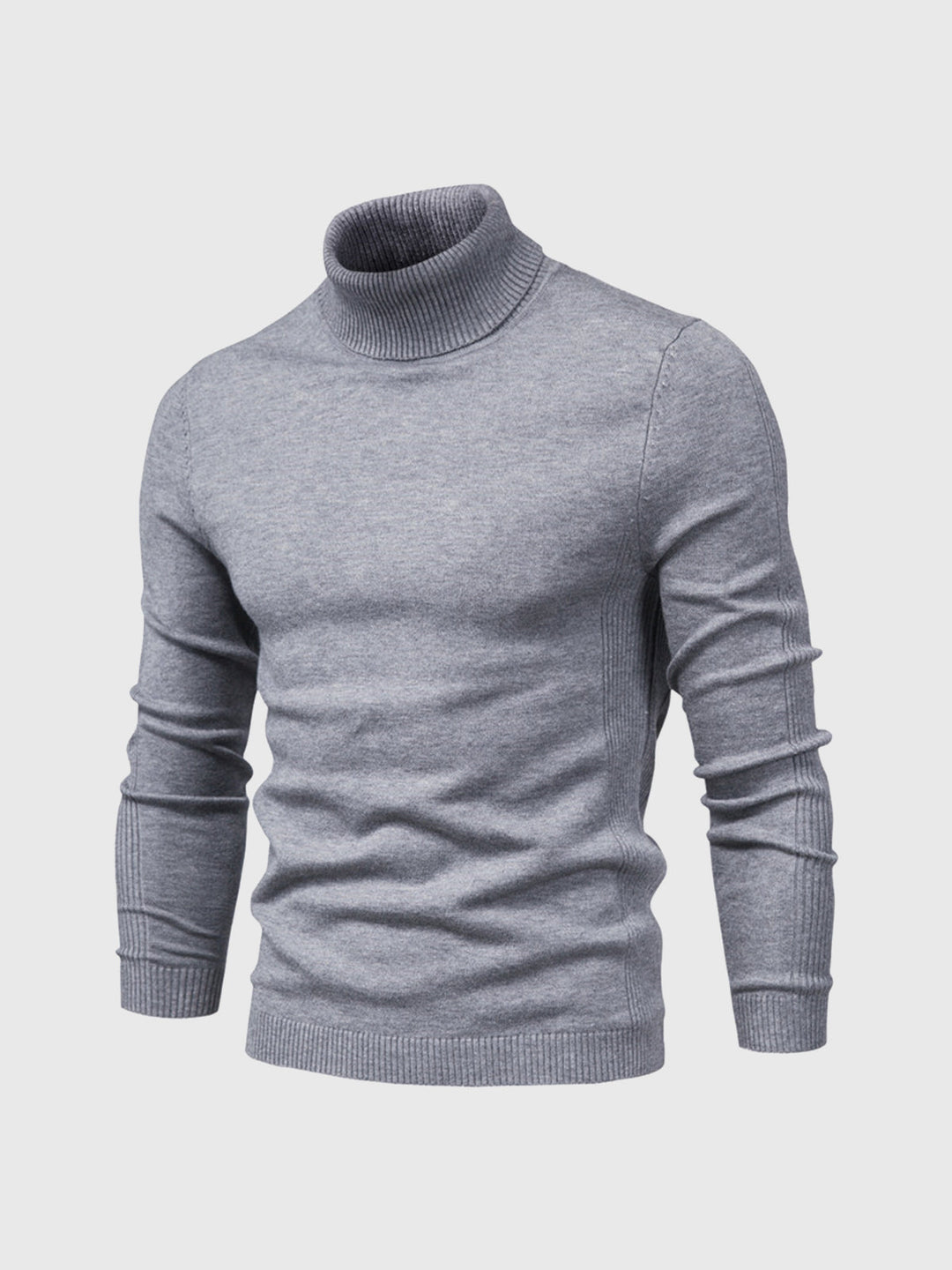 Eleganter Herren Rollkragenpullover aus weicher Baumwolle, zeitloses Design, maschinenwaschbar, vielseitig kombinierbar.