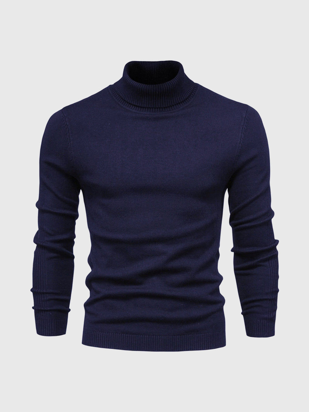 Eleganter Herren Rollkragenpullover aus weicher Baumwolle, zeitloses Design, maschinenwaschbar, vielseitig kombinierbar.