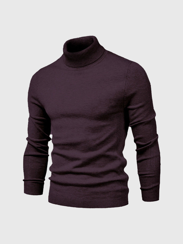 Eleganter Herren Rollkragenpullover aus weicher Baumwolle, zeitloses Design, maschinenwaschbar, vielseitig kombinierbar.