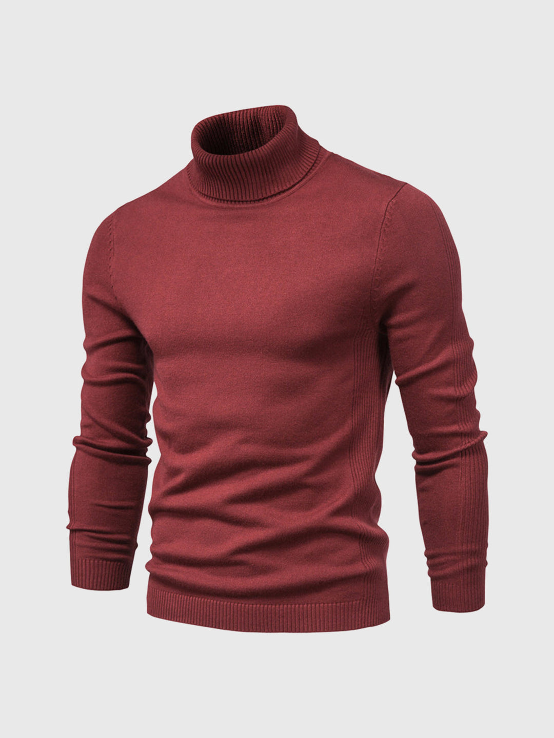 Eleganter Herren Rollkragenpullover aus weicher Baumwolle, zeitloses Design, maschinenwaschbar, vielseitig kombinierbar.