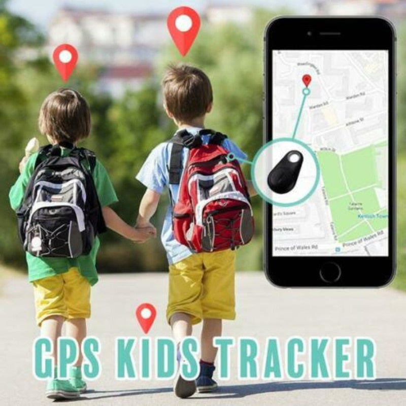 "Eleganter Mini-GPS-Tracker für Kinder & Haustiere, leicht und unauffällig, Echtzeit-Tracking, soft-touch Gummioberfläche."