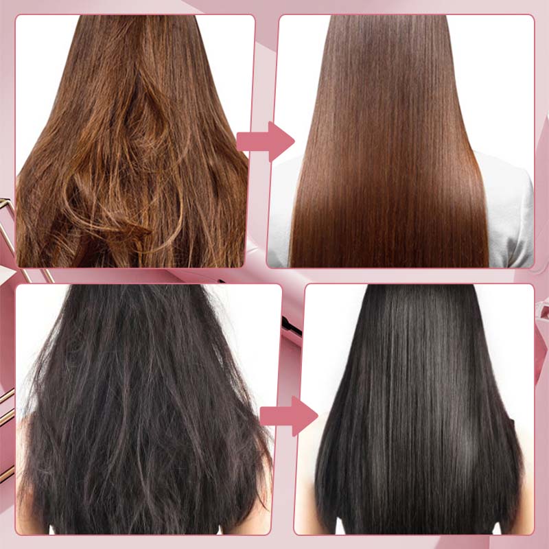 "Eleganter tragbarer kabelloser Haarschneider mit blauem Licht, Doppelklingen und ergonomischem Design für präzises Styling."