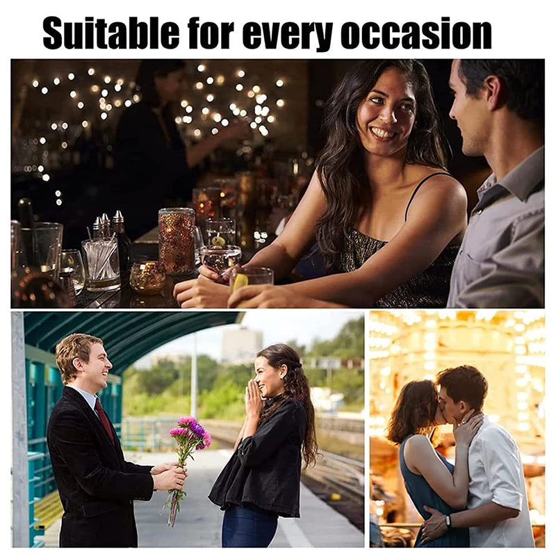 "Eleganter Unisex Lure Parfümflakon, minimalistisches Design, perfekt als Accessoire für natürliche, sinnliche Düfte."