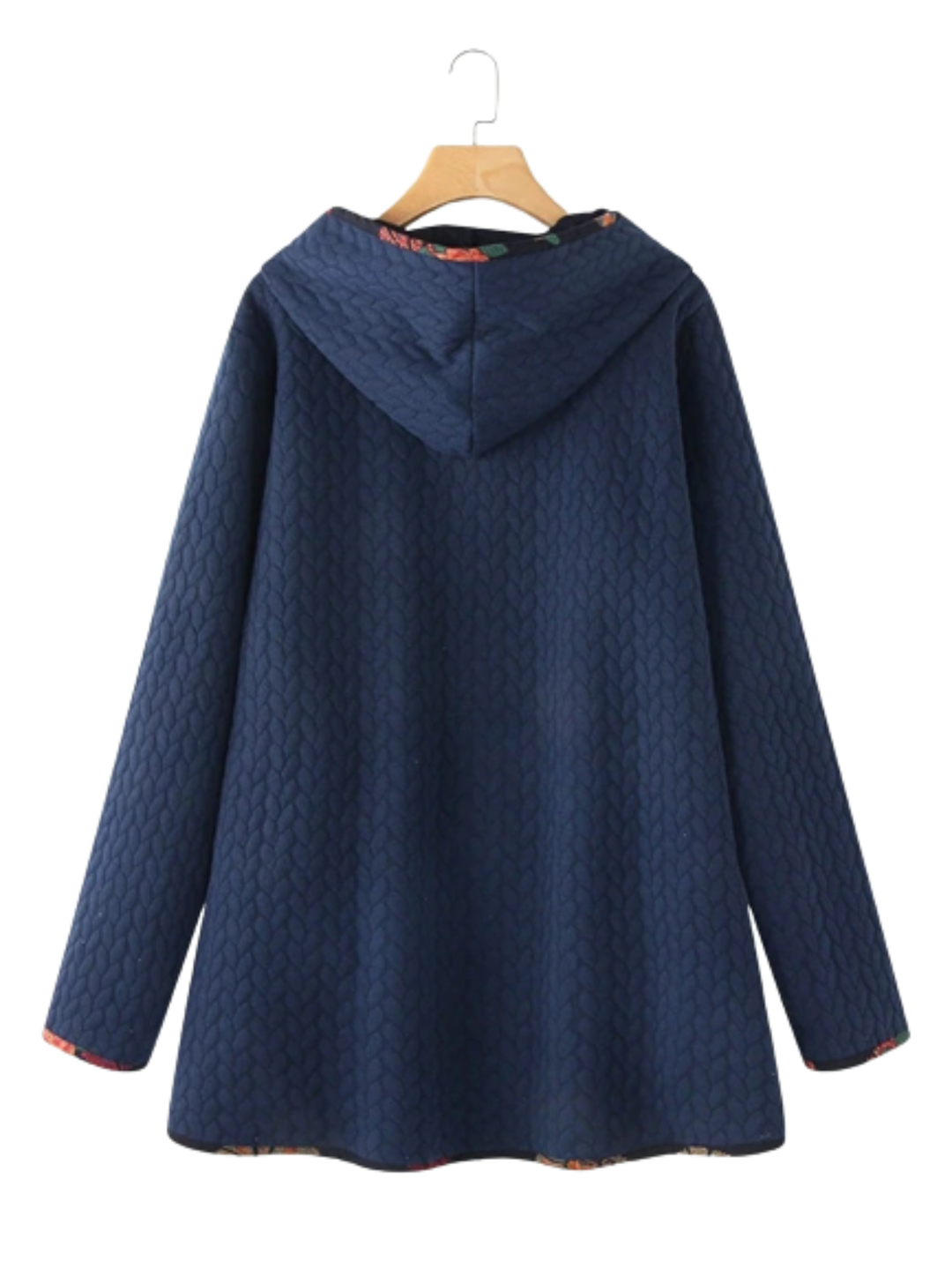 Eleganter Wintermantel für Herren, klassisches Design in Blau, isoliert für warme Wintertage, stilvoll und zeitlos.