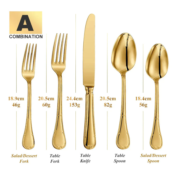 "Elegantes Besteckset aus Edelstahl mit glattem Design, abgerundeten Griffen. Perfekt für stilvolles Essen und Dekoration."
