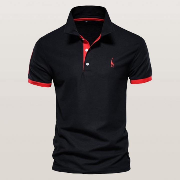 Elegantes Herren-Poloshirt, stilvolles Design, komfortable Passform, vielseitig für legere und formelle Anlässe geeignet.