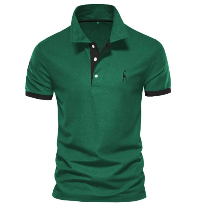 Elegantes Herren-Poloshirt, stilvolles Design, komfortable Passform, vielseitig für legere und formelle Anlässe geeignet.