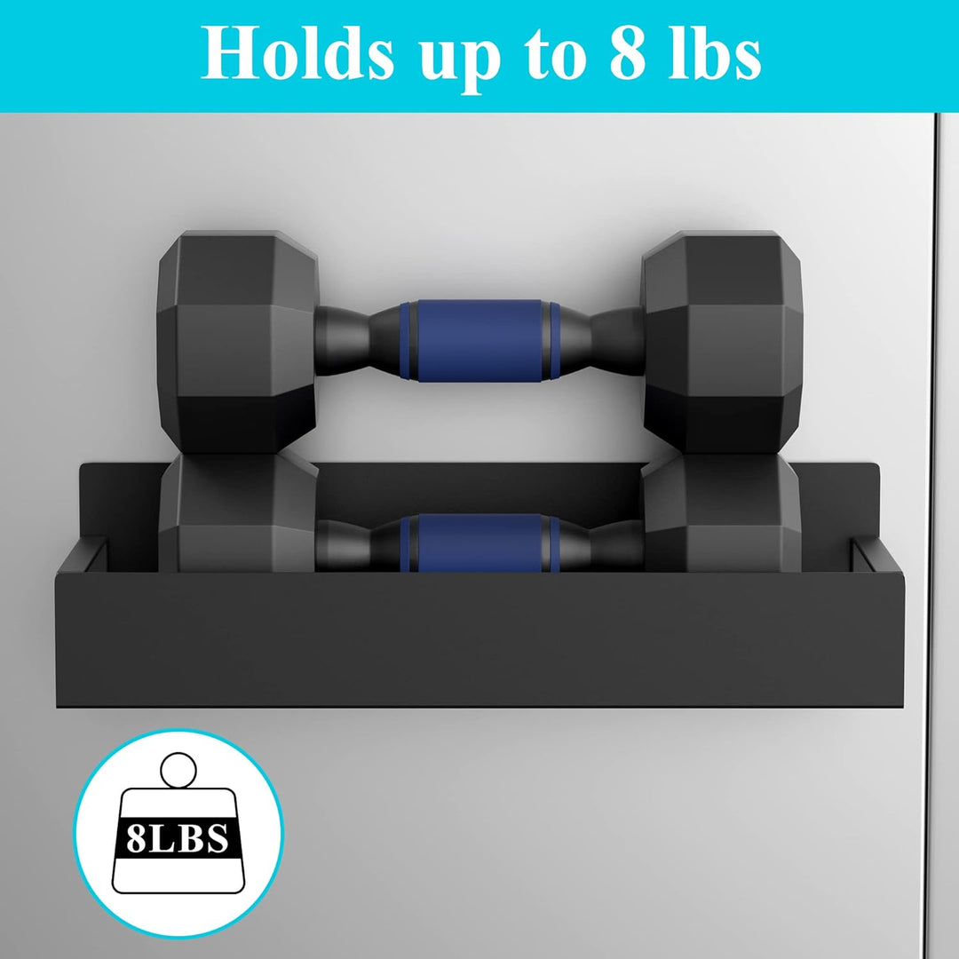 Elegantes magnetisches Gewürzregal Set aus schwarzem Metall, platzsparend und ideal für Küche, hoher Stauraum für Gewürze.