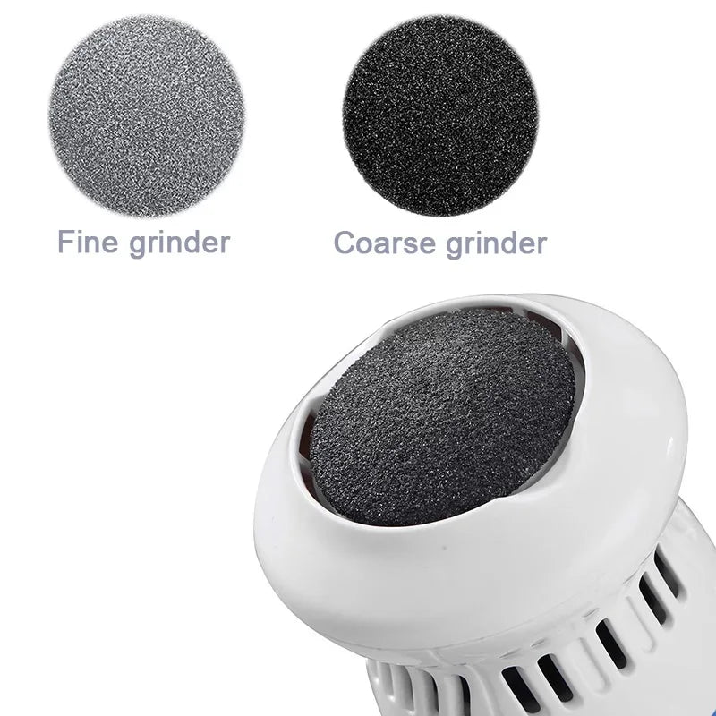 "Elektrischer Hornhautentferner für Fußpflege, ergonomisches Design, wiederaufladbar, seitliche Ansicht, Beauty & Wohlbefinde