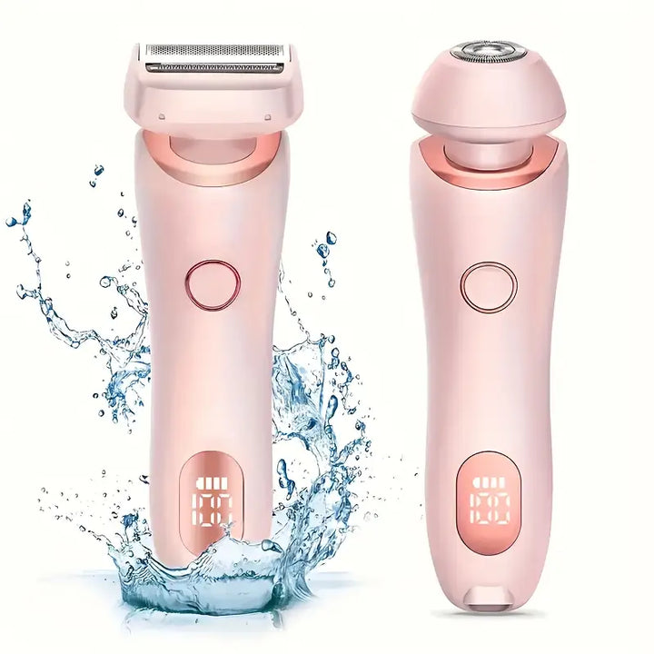Elektrischer Rasierer für empfindliche Haut mit sanfter, gründlicher Haarentfernung, ideal für Nass- oder Trockenrasur.