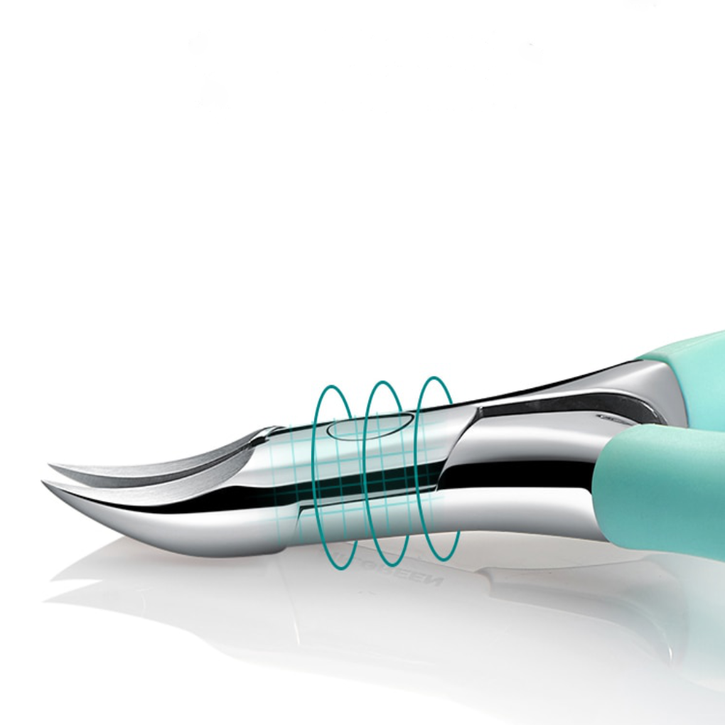 Precision ergonomic toenail clippers for safe & effective trimming of ingrown toenails & thick nails. Professional foot care.