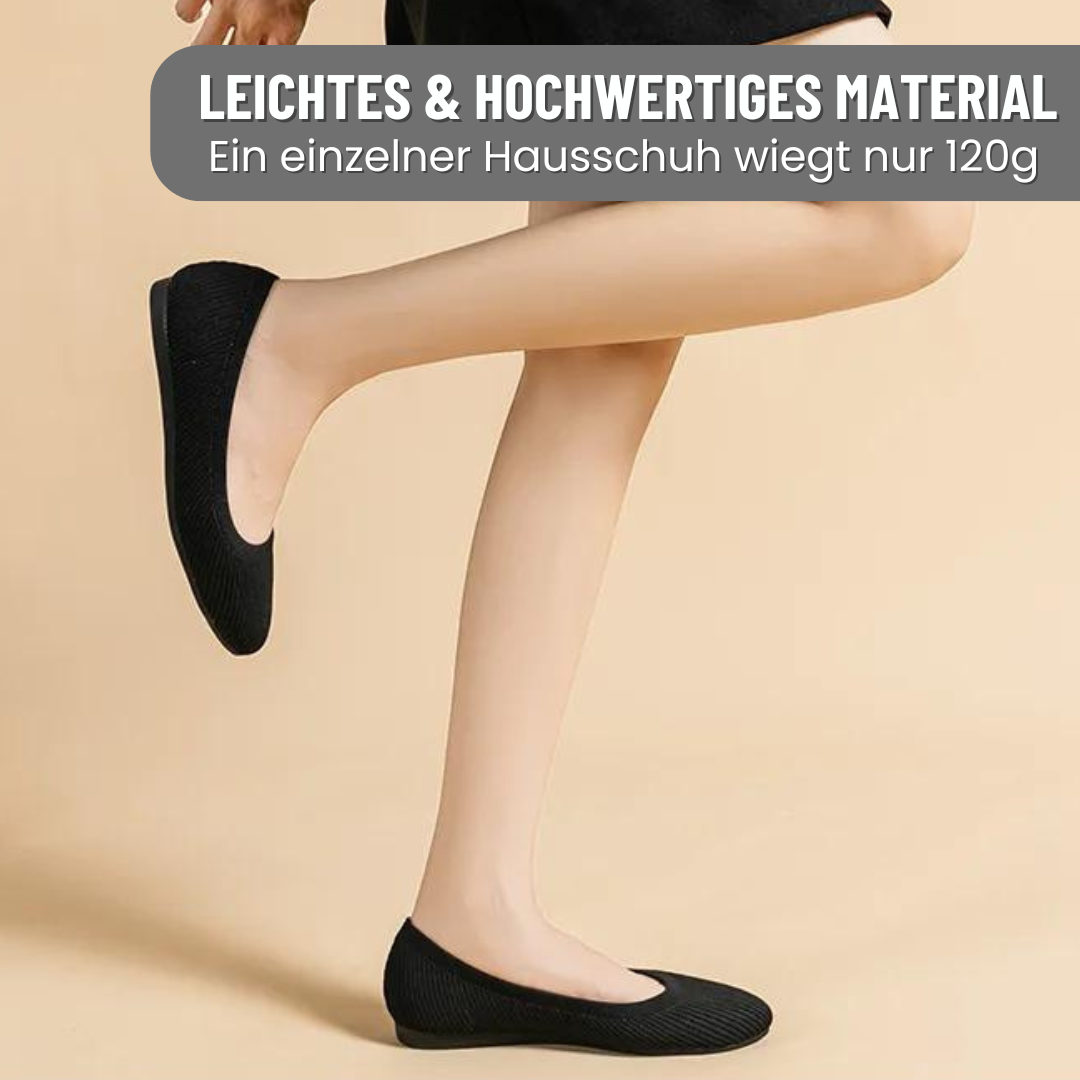 "Ergonomische Ballerinas: Stilvolles Design, schmerzlindernd, rutschfest, atmungsaktiv für optimalen Komfort."