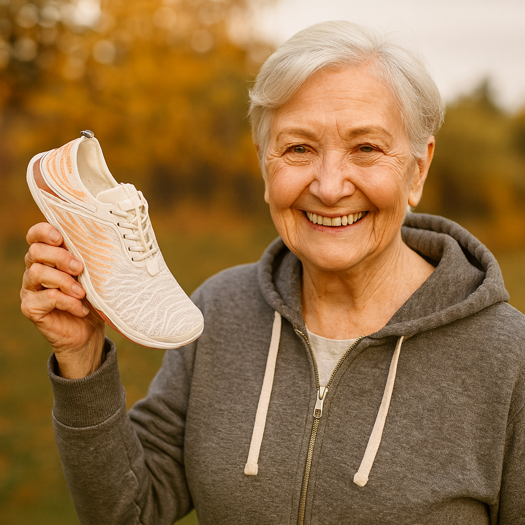 "Ergonomische Barfußschuhe für Frauen, atmungsaktives Material, breiter Zehenraum, designed für gesunde Bewegung und Komfort"