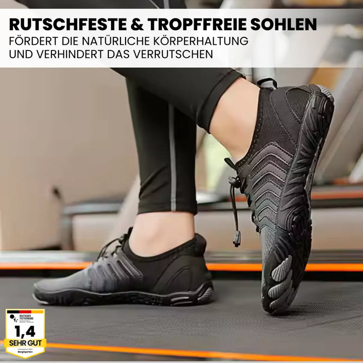 "Ergonomische Barfußschuhe, ultraleicht, flexibel, wasserdicht mit rutschfester Sohle in grauer Farbe"