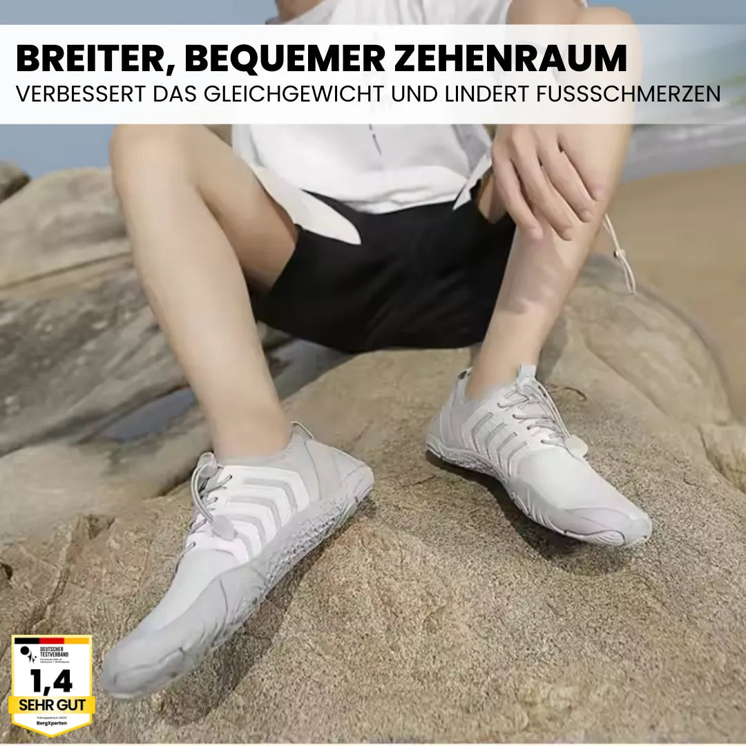 "Ergonomische Barfußschuhe, ultraleicht, flexibel, wasserdicht mit rutschfester Sohle in grauer Farbe"