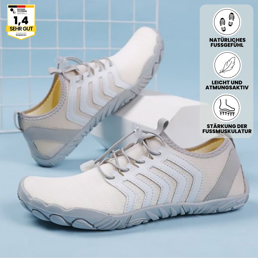 "Ergonomische Damen-Barfußschuhe mit flexibler, ultraleichter Sohle für Komfort und natürliche Fußbewegung."