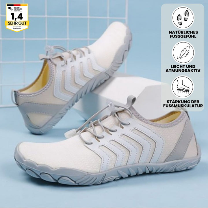 "Ergonomische Damen-Barfußschuhe mit flexibler, ultraleichter Sohle für Komfort und natürliche Fußbewegung."