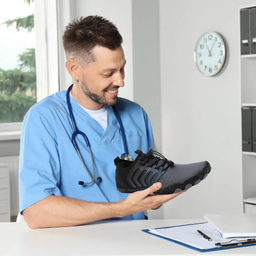 "Ergonomische Damen-Barfußschuhe mit flexibler, ultraleichter Sohle für Komfort und natürliche Fußbewegung."