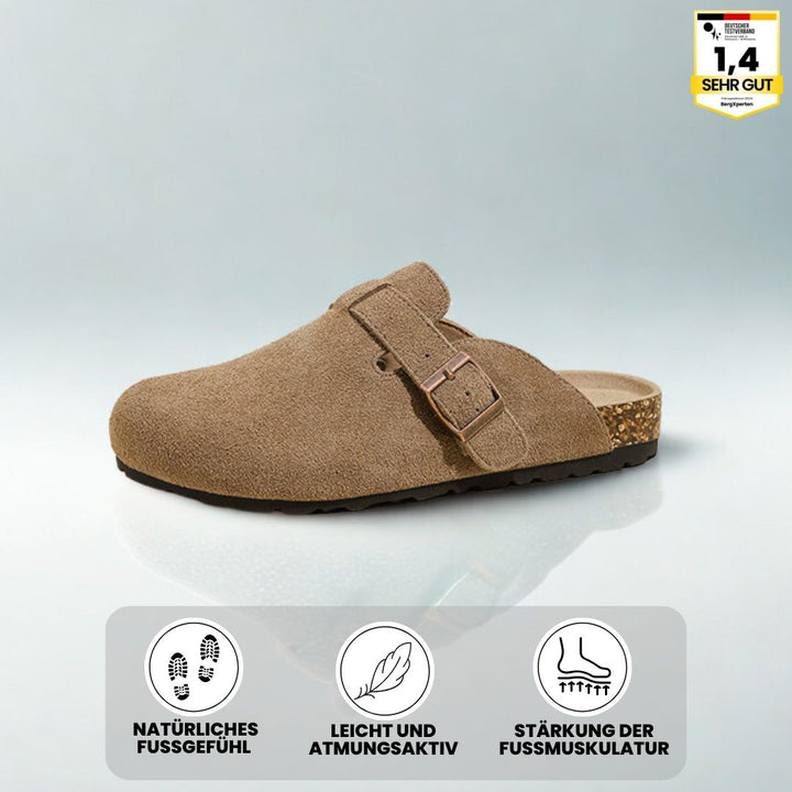 Ergonomische Damen Clogs mit rutschfester Sohle, breitem Zehenbereich und atmungsaktivem Design für Komfort und Sicherheit.