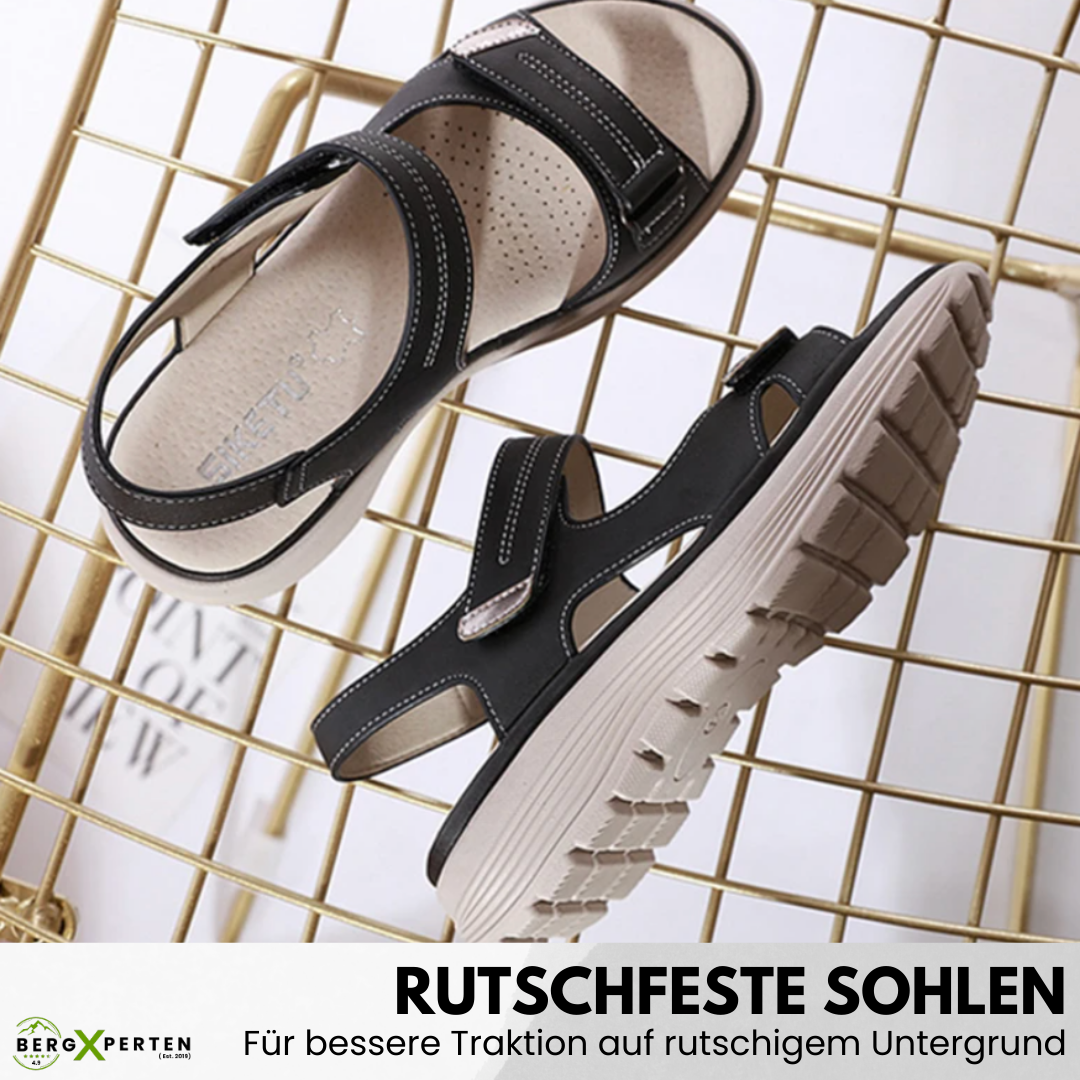 "Ergonomische Damen-Sandalen, rutschfeste Sohle, stilvoll, komfortabel, fördert Fußgesundheit, ideal für jeden Anlass"