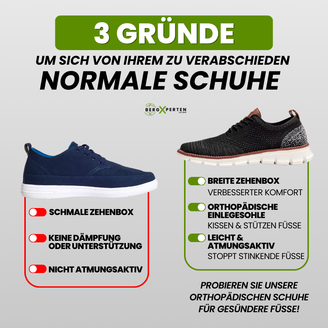 Ergonomische Herrenschuhe aus atmungsaktivem Strick, sportliche flexible Sohle, breite Zehenbox, braun, ideal für Alltag.