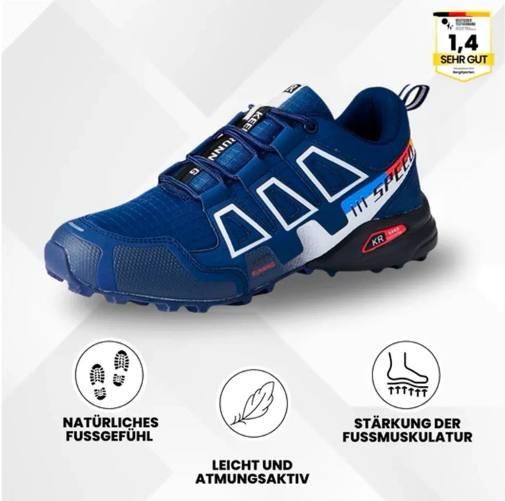 "Ergonomische, komfortable Damen-Trekkingschuhe, rutschfest, ultraleicht, in Blau erhältlich."