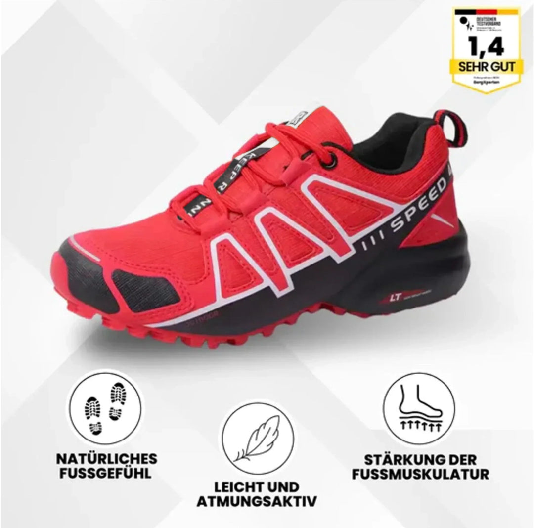 "Ergonomische, komfortable Damen-Trekkingschuhe, rutschfest, ultraleicht, in Blau erhältlich."