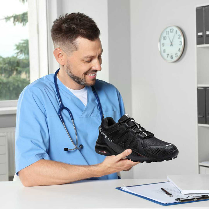 "Ergonomische, komfortable Damen-Trekkingschuhe, rutschfest, ultraleicht, in Blau erhältlich."